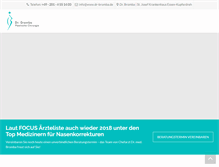Tablet Screenshot of dr-bromba.de